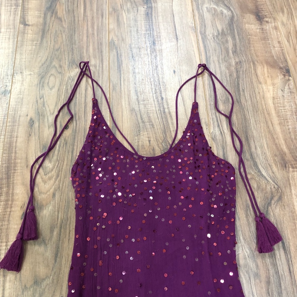 NWT purple sequin Free People dress - Picture 4 of 6